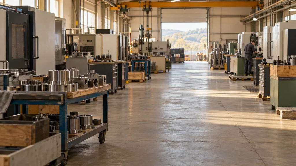 Atelier de production d'une PME industrielle